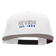 Nevada Year Established Embroidered Prostyle Snapback - White OSFM