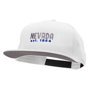 Nevada Year Established Embroidered Prostyle Snapback - White OSFM