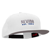 Nevada Year Established Embroidered Prostyle Snapback - White OSFM