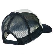 Scribe Smile Face Embroidered Foam Mesh Back Cap