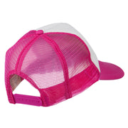 Scribe Smile Face Embroidered Foam Mesh Back Cap