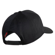 U.S. Navy Corpsman Patched Solid Cotton Twill Pro Style Cap - Black OSFM