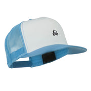 Extra Small Skull Halloween Embroidered Iron On Patched Classic Trucker Cap