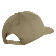 U.S. Marine Retired Red Patched Solid Cotton Twill Pro Style Cap - Khaki OSFM