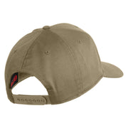 U.S. Navy Corpsman Patched Solid Cotton Twill Pro Style Cap - Khaki OSFM