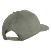 U.S. Marine Retired Red Patched Solid Cotton Twill Pro Style Cap - Grey OSFM