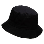 Flex Embroidered Pigment Dyed Bucket Hat - Black OSFM