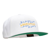 Argentina Decor Embroidered Wool Blend Prostyle Snapback