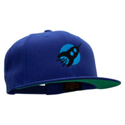 Flying Starship Embroidered Wool Blend Prostyle Snapback