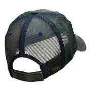 Crossed Bats Embroidered Low Profile Special Cotton Mesh Cap