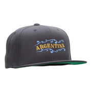 Argentina Decor Embroidered Wool Blend Prostyle Snapback