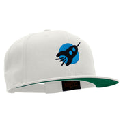 Flying Starship Embroidered Wool Blend Prostyle Snapback