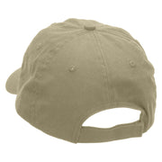 Illionois Year Established Low Profile Pet Spun Washed Cap - Khaki OSFM