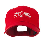 Bonjour French Embroidered Cap