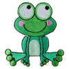 Cute Bulgey Eyed Frog Iron on Patch