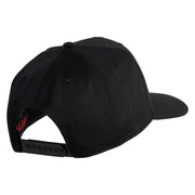 U.S. Marine Corps Korean War Veteran 1950-53 Patched Solid Cotton Twill 5 Panel Prostyle Snap Cap - Black OSFM