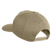 USS Key West Submarine SSN 722 Patched Solid Cotton Twill Pro Style Cap - Khaki OSFM