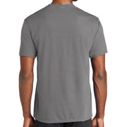 Dad The Man The Myth The Legend Men's Big Size Performance Blend Crew Neck T-Shirt - Medium-Grey XS