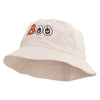 Pumpkin Boo Embroidered Bucket Hat - Natural OSFM