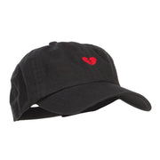 Mini Broken Heart Embroidered Low Cap