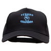 Strong Grandpa Five Panels Pro Style Trucker Mesh Cap - Black OSFM