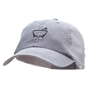 Molcajete Embroidered Washed Trucker Cap