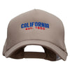 California Year Established 5 Panel Pro Style Brushed Cap - Khaki OSFM