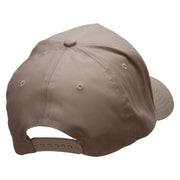 California Year Established 5 Panel Pro Style Brushed Cap - Khaki OSFM