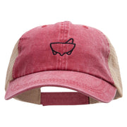 Molcajete Embroidered Washed Trucker Cap