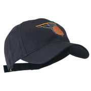 Basketball in Net Embroidered Cap