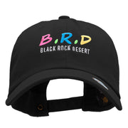 B.R.D. Embroidered Unstructured Cotton Twill Cap