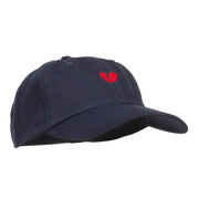 Mini Broken Heart Embroidered Low Cap