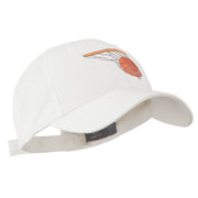 Basketball in Net Embroidered Cap