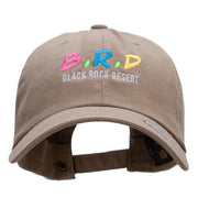 B.R.D. Embroidered Unstructured Cotton Twill Cap