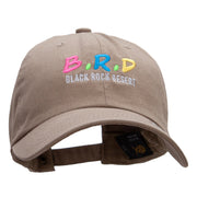 B.R.D. Embroidered Unstructured Cotton Twill Cap