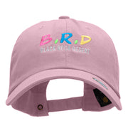 B.R.D. Embroidered Unstructured Cotton Twill Cap