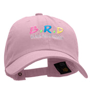 B.R.D. Embroidered Unstructured Cotton Twill Cap