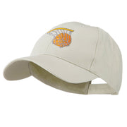 Basketball in Net Embroidered Cap