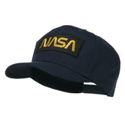 Black NASA Embroidered Patched High Profile Cap