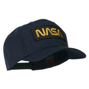 Black NASA Embroidered Patched High Profile Cap