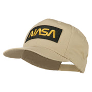 Black NASA Embroidered Patched High Profile Cap