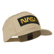 Black NASA Embroidered Patched High Profile Cap