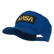 Black NASA Embroidered Patched High Profile Cap