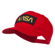 Black NASA Embroidered Patched High Profile Cap