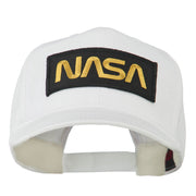 Black NASA Embroidered Patched High Profile Cap