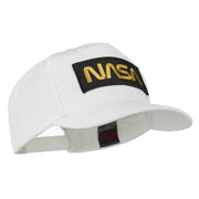 Black NASA Embroidered Patched High Profile Cap