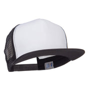 Flat Bill Snapback Trucker Cap