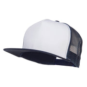 Flat Bill Snapback Trucker Cap