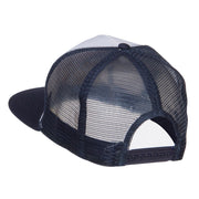 Flat Bill Snapback Trucker Cap