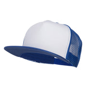 Flat Bill Snapback Trucker Cap